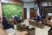 دیدار رئیس سازمان راهداری و حمل و نقل جاده‌ای با استاندار خوزستان