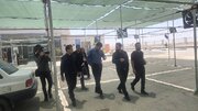 بازدید رئیس سازمان راهداری و حمل و نقل جاده ای از مرزهای خوزستان