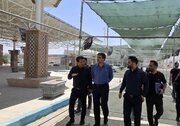 بازدید رئیس سازمان راهداری و حمل و نقل جاده ای از مرزهای خوزستان