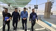 بازدید رئیس سازمان راهداری و حمل و نقل جاده ای از مرزهای خوزستان