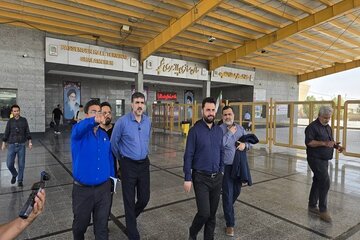 بازدید رئیس سازمان راهداری و حمل و نقل جاده ای از مرزهای خوزستان