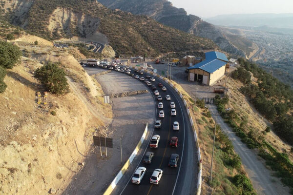 ثبت بیش از ۱.۵ میلیون تردد در جادههای ایلام از ابتدای ماه محرم تاکنون تردد محورها