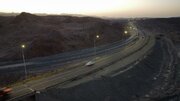 ببینید | بهره برداری از ۱.۵ کیلومتر روشنایی پل حرمک و چاه دیوان در محور مواصلاتی زابل ، زاهدان جهت تردد ایمن کاربران جاده ای توسط اداره کل  راهداری و حمل و نقل جاده ای سیستان و بلوچستان