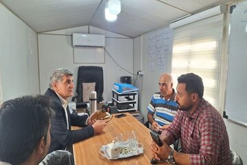 بازدید معاون مسکن و ساختمان اداره کل راه و شهرسازی سیستان و بلوچستان از عملیات آماده‌سازی سایت ۱۵۰ هکتاری طرح نهضت ملی مسکن شهرستان سراوان