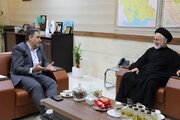 ببینید | نشست مشترک مدیرکل راه و شهرسازی خوزستان با نماینده مردم شوشتر و گتوند در مجلس شورای اسلامی در راستای پیشبرد پروژه های راه و شهرسازی حوزه انتخابیه