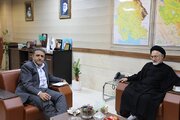ببینید | نشست مشترک مدیرکل راه و شهرسازی خوزستان با نماینده مردم شوشتر و گتوند در مجلس شورای اسلامی در راستای پیشبرد پروژه های راه و شهرسازی حوزه انتخابیه