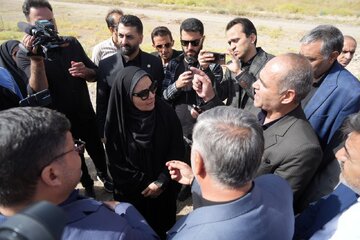 بازدید وزیر راه و شهرسازی از احداث باند دوم بلداجی-سه‌راهی گندمان