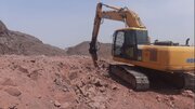 ببینید|تداوم ساخت مسیر اصلی اسکل‌آباد – گوهرکوه – بزمان استان سیستان و بلوچستان