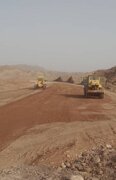 ببینید|تداوم ساخت مسیر اصلی اسکل‌آباد – گوهرکوه – بزمان استان سیستان و بلوچستان