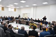 جلسه پیگیری مشکلات شهر شهمیرزاد استان سمنان