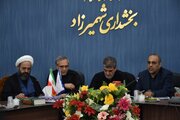 جلسه پیگیری مشکلات شهر شهمیرزاد استان سمنان