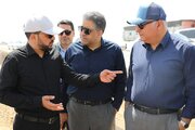 ببینید| بازدید مجتبی یوسفی، نماینده اهواز، کارون، باوی و حمیدیه در مجلس به مدیرکل راه و شهرسازی خوزستان و جمعی از مسئولان از پروژه های راهسازی اهواز