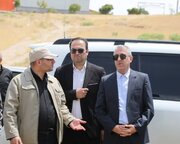 بازدید محمد بلوردی عضو هیئت مدیره سازمان ملی زمین و مسکن از شهر جدید گلمان