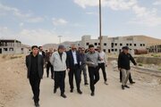 بازدید محمد بلوردی عضو هیئت مدیره سازمان ملی زمین و مسکن از شهر جدید گلمان