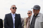 بازدید محمد بلوردی عضو هیئت مدیره سازمان ملی زمین و مسکن از شهر جدید گلمان