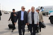 سفر محمد بلوردی عضو هیئت مدیره سازمان ملی زمین و مسکن و غلامرضا نظرخانی معاون املاک و حقوقی سازمان ملی زمین و مسکن به آذربایجان‌غربی