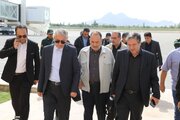 سفر محمد بلوردی عضو هیئت مدیره سازمان ملی زمین و مسکن و غلامرضا نظرخانی معاون املاک و حقوقی سازمان ملی زمین و مسکن به آذربایجان‌غربی