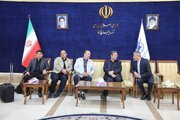 سفر محمد بلوردی عضو هیئت مدیره سازمان ملی زمین و مسکن و غلامرضا نظرخانی معاون املاک و حقوقی سازمان ملی زمین و مسکن به آذربایجان‌غربی