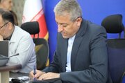 سفر محمد بلوردی عضو هیئت مدیره سازمان ملی زمین و مسکن و غلامرضا نظرخانی معاون املاک و حقوقی سازمان ملی زمین و مسکن به آذربایجان‌غربی