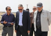 سفر محمد بلوردی عضو هیئت مدیره سازمان ملی زمین و مسکن و غلامرضا نظرخانی معاون املاک و حقوقی سازمان ملی زمین و مسکن به آذربایجان‌غربی