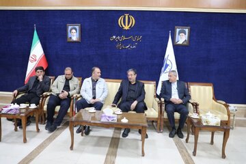 سفر محمد بلوردی عضو هیئت مدیره سازمان ملی زمین و مسکن و غلامرضا نظرخانی معاون املاک و حقوقی سازمان ملی زمین و مسکن به آذربایجان‌غربی