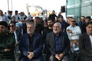ببینید | آیین آغاز عملیات اجرایی اجرایی ۱۲ کیلومتر از باند دوم محور ماهشهر- رامشیر با حضور استاندار و نمایندگان خوزستان در مجلس