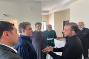 ببینید | بازدید مدیرکل راه و شهرسازی خوزستان و نماینده اهواز از پروژه فرهنگسرای عین 2 در اهواز