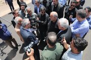 بازدید هوشنگ بازوند معاون وزیر و مدیرعامل شرکت ساخت و توسعه زیربناهای حمل و نقل کشور به همراه مدیرکل راه و شهرسازی آذربایجان‌غربی از  روند اجرایی محور سه‌راهی ایواوغلی تا گیت ورودی منطقه آزاد ماکو