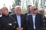 بازدید هوشنگ بازوند معاون وزیر و مدیرعامل شرکت ساخت و توسعه زیربناهای حمل و نقل کشور به همراه مدیرکل راه و شهرسازی آذربایجان‌غربی از  روند اجرایی محور سه‌راهی ایواوغلی تا گیت ورودی منطقه آزاد ماکو