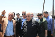 بازدید هوشنگ بازوند معاون وزیر و مدیرعامل شرکت ساخت و توسعه زیربناهای حمل و نقل کشور به همراه مدیرکل راه و شهرسازی آذربایجان‌غربی از  روند اجرایی محور سه‌راهی ایواوغلی تا گیت ورودی منطقه آزاد ماکو