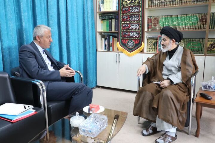 آذربایجانغربی کارگاه راهسازی شده است دیدار با حجت الاسلام والمسلمین سید مهدی قریشی نماینده ولی فقیه در آذربایجانغربی و امام جمعه ارومیه