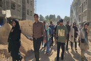 بازدید دور دوم متقاضیان از پروژه ۱۱۲۰ واحدی نهضت ملی مسکن شهرک ولیعصر(عج) بجنورد در خراسان شمالی