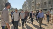 بازدید دور دوم متقاضیان از پروژه ۱۱۲۰ واحدی نهضت ملی مسکن شهرک ولیعصر(عج) بجنورد در خراسان شمالی