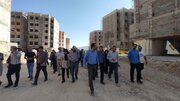 بازدید دور دوم متقاضیان از پروژه ۱۱۲۰ واحدی نهضت ملی مسکن شهرک ولیعصر(عج) بجنورد در خراسان شمالی