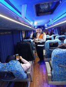 اجرای پروژه آموزش و ارائه تجهیزات ایمنی به کاربران جاده ای (سرنشینان وسایل نقلیه عمومی _ اتوبوس) در شهرستان خرم آباد