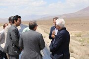 بازدید استاندار خراسان شمالی از روند اجرای پروژه محور بجنورد به سنخواست