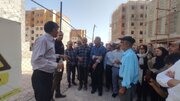 ببینید | بازدید دور سوم متقاضیان از پروژه ۱۱۲۰ واحدی نهضت ملی مسکن شهرک ولیعصر(عج) بجنورد در خراسان شمالی