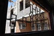 ببینید | ادامه روند ساخت مدرسه 9 کلاسه در سمنان