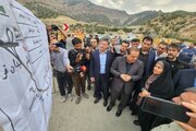بازدید وزیر راه و شهرسازی از عملیات احداث باند دوم تونل آزادی