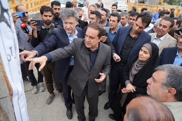 اتمام چهارخطه شدن محور_ ایلام_صالح آباد/محدوده رانشی تقاطع ماربره تا پایان سال تکمیل می‌شود