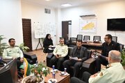 ببینید| نشست مدیرکل راه و شهرسازی استان با فرمانده انتظامی استان سمنان
