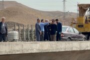 ببینید|بازدید دکتر عبداللهی استاندار البرز و‌مهندس علی زندی فر مدیر کل راهداری و‌حمل و‌نقل جاده ای استان البرز از پروژه آزاد راه شمالی کرج
