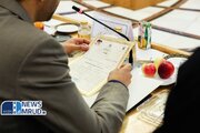 ببینید | مراسم تکریم و معارفه فرمانده مرکز مقاومت بسیج وزارت راه و شهرسازی