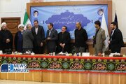 ببینید | مراسم تکریم و معارفه فرمانده مرکز مقاومت بسیج وزارت راه و شهرسازی
