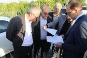 بازدید از روند ایمن‌سازی و رفع نقاط حادثه خیز محور ارومیه_مهاباد و بازدید از روند ایمن سازی محور حیدرآباد_نقده