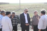 بازدید پیمان آرامون مدیرکل و رئیس شورای هماهنگی راه و شهرسازی آذربایجان‌غربی از روند اجرایی عملیات راهسازی محور حیدرآباد_نقده