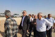 بازدید پیمان آرامون مدیرکل و رئیس شورای هماهنگی راه و شهرسازی آذربایجان‌غربی از روند اجرایی عملیات راهسازی محور حیدرآباد_نقده