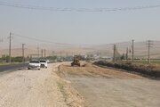 بازدید پیمان آرامون مدیرکل و رئیس شورای هماهنگی راه و شهرسازی آذربایجان‌غربی از روند اجرایی عملیات راهسازی محور حیدرآباد_نقده