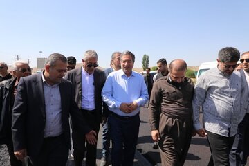 بازدید استاندار آذربایجان‌غربی به همراه مدیرکل و رییس شورای هماهنگی راه و شهرسازی آذربایجان‌غربی از طرح راهسازی محور نقده-پیرانشهر