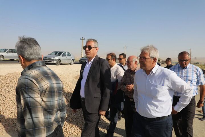بازدید پیمان آرامون مدیرکل و رئیس شورای هماهنگی راه و شهرسازی آذربایجان‌غربی از روند اجرایی عملیات راهسازی محور حیدرآباد_نقده